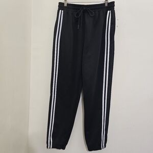 SPOOKTACULAR CREATIONS Mens size Large 80s Tracksuit Cosplay Costume Pants Black